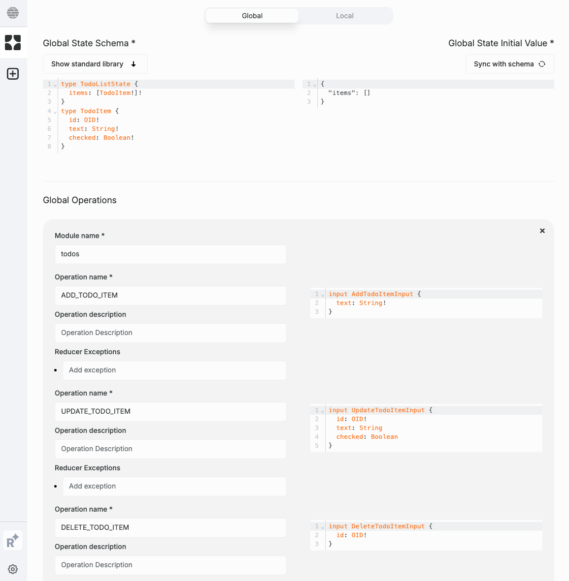 ToDoList Document Model